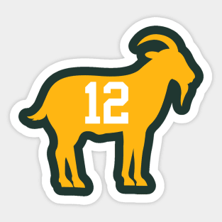 Aaron Rogers Goat 12 Sticker